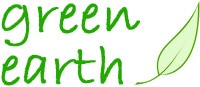 Green Earth Leaf Symbol